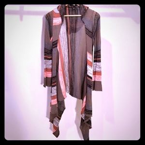 Flowy Light Knit Sweater w/ Hood